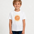 thumbnail image 2 of Boys Graphic T Shirt Pizza Lover Cartoon Food Short Sleeve Kids Tees Funny Graphic Style 100% Cotton Soft Child Tops 4-13Y, 2 of 5