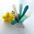thumbnail image 4 of Frozen Ice Classic Rock Candy Sticks (Blue Raspberry, White & Light Blue Cotton Candy), Sugar Rock Crystal Lollipops, Individually Wrapped, Pack of 12, 4 of 5