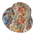 thumbnail image 3 of Naloa Funny Dogs Family Reflective Double-Sided Bucket Hat, Sun Hat, Soft and Breathable for Gardening, Beaching, Camping, Hiking, Fishing, 3 of 9
