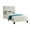 Off White#3, variant on Bed Frames Findlay Plush 3D Upholstered Platform Bed in White Dove, Twin,Storage Beds Frames