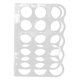 thumbnail image 5 of OUNONA Estante De Vinilo Transparente Con De 15 Agujeros Para Organizar, 5 of 7