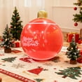 thumbnail image 4 of ToyKingdee Christmas Ornaments, Inflatable Ornaments Balls Outdoor for Christmas Decorations, Giant Outdoor Jingle Bells for Front Door Yard Tree Hanging Decoration, 4 of 6