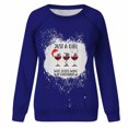 thumbnail image 4 of Sudadera Navideña de Cuello Redondo Para Mujer, Moda de Verano, Estampado Informal, Camiseta Holgada de Manga Larga, Top, Blusa, Jersey Odeerbi ODB197227, 4 of 6