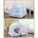 thumbnail image 2 of Casa carpa para mascotas Selena con encaje y malla transpirable azul grande, 2 of 6