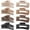 Brown, variant on 8pcs Big Hair Claw Clips Neutral Colors Hair Clips For Women Thick Hair Nonslip Jumbo Claws Clip Long Jaw Clips Banana Square Hair Claws Strong Hold Hair Styling Accessories (4.3Inch)