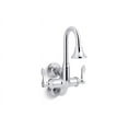 thumbnail image 2 of Kohler K-730T70-4Ajr Triton Bowe Cannock 1.2 GPM Wall Mounted Double Hole Bathroom Faucet, 2 of 2