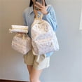 thumbnail image 2 of LWNYDPLSD Large Backpack for Teens Men Women Bow Backpack 3Pcs Set Youth Aesthetic Cute Backpack Set with Lunch Bag Pencil Case Fashion Preppy Backpack, 2 of 8