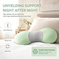 thumbnail image 2 of Memory Foam Lumbar Support Pillow, Ergonomic Lower Back Cushion for Back, 2 of 7