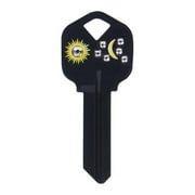 Hillman 87040 Decorative Blank Key, Kwikset #61 KW1, Home, Moon & Star, Brass