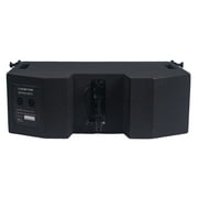 Sound Town ZETHUS Series 2 X 5 Line Array Loudspeaker System with Titanium Compression Driver, Black (ZETHUS-205V2)