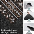 thumbnail image 3 of Brown Striped Geometric Pattern Kitchen Rugs Sets Of 3,Kitchen Runner Rugs Non Skid Washable,Decorative Kitchen Floor Mats for Kitchen,Sink,Laundry,17"x30"+ 17"x47" + 17"x59", 3 of 6