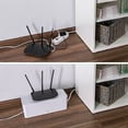 thumbnail image 3 of Caja de cables Laklulu (Caja de almacenamiento para cables de cargador y regletas, caja cubrecables 40x15,5x13,5cm, pies de goma) Blanco, 3 of 5