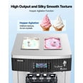 thumbnail image 2 of VEVOR Commercial Ice Cream Machine, 20-28L/H Yield, 2200W 3-Flavor Freestanding Soft Serve Ice Cream Maker with 2 x 6L Hoppers & Hopper Agitation, Pre-Cooling Self-Cleaning for Snack Dessert Shops, 2 of 9