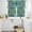 Teal, variant on Beige Boho Kitchen Curtains Sets for Windows 24 Inch Length, Retro Ethnic Shabby Colorful Floral Patterned Rod Pocket Window Treatments Tier Curtains and Valances Set for Bedroom/Bathroom