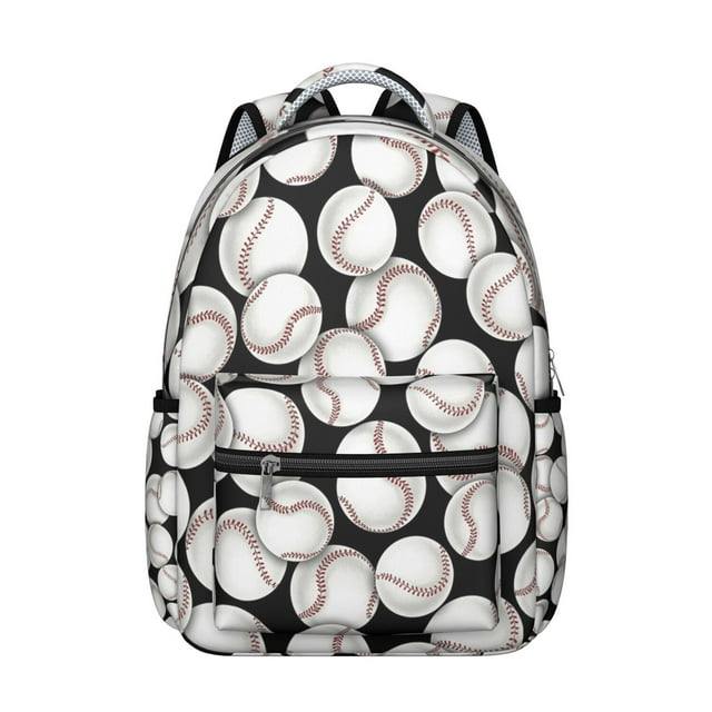 Sac à Dos Étudiant Tennis Sports Baseball Soccer Soccer Basketball Jeu de Balle Sac d'École avec Design d'Équipe, Sangle Durable et Réglable
