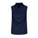 thumbnail image 2 of TaTaai Women's Elegant Sleeveless Lapel Draped Neck Satin Blouses Solid Color Fashion Casual Lightweight Tops Comfortable for Party Office Dating Gift, 2 of 8