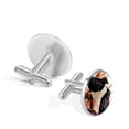 thumbnail image 3 of Crow Elegant Stainless Steel Shirt Clip Cufflink Set for Formal Attire - for Business Meetings and Special Occasions, 3 of 6