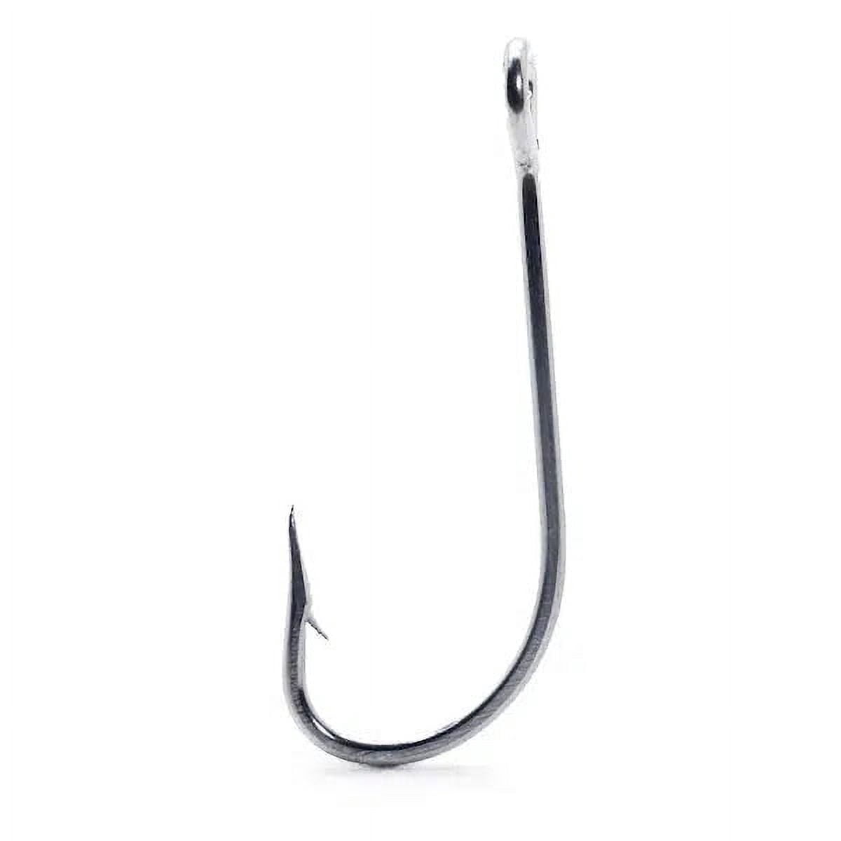 Mustad 34009 O'Shaughnessy , Large Ring, Forged Classic Hook - Stainless Steel - 100 Per Pack