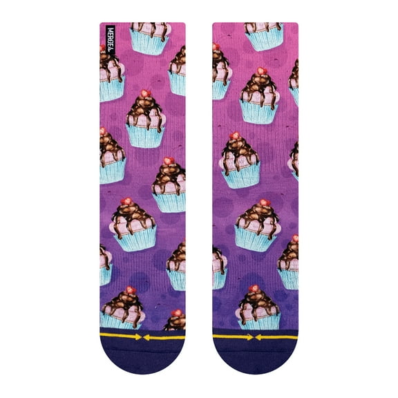 Cupcake Crew Socks With Art By Hanna Minck