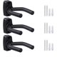 thumbnail image 1 of Soporte de pared con gancho para guitarra Soporte universal para guitarra Soporte de pared con tornillos, utilizado para guitarra acústica, guitarra clásica, guitarra eléctrica, bajo, ukelele Ormromra WL-00173, 1 of 6