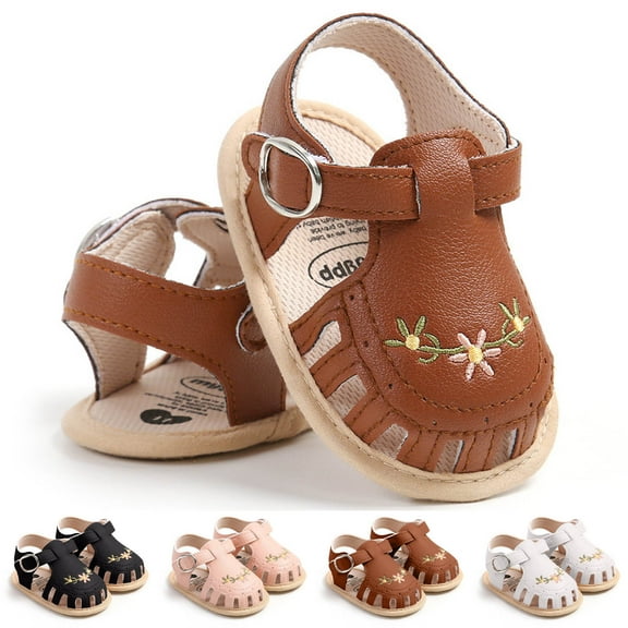 Utoimkio Baby Shoes Boys Girls First Walkers Cute Soft Sole Non-Slip Comfort Toddler Prewalkers for 3-11 Months First Walkers