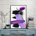 thumbnail image 3 of IDEA4WALL Framed Canvas Wall Art for Living Room, Bedroom Colored Brush Canvas Prints for Modern Home Decoration Ready to Hang, 3 of 4