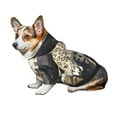 thumbnail image 7 of Honeii Graceful Snow Leopard Print Small Dog Hoodies Pet Hooded Sweatshirts Fall Winter Puppy Cat Sweaters Warm Clothes for Small Dogs Outfits Costume-XX-Large, 7 of 7