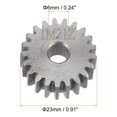 thumbnail image 3 of Unique Bargains Straight Spur Gear 12mm Inner Aperture 21T 1 Module 45# Steel Motor Gear, 3 of 5