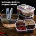thumbnail image 2 of RKSTN Transparent Packaging Four Spice Storage Box Food Grade Plastic Kitchen Sichuan Pepper Star Large and Small Ingredient Packaging Box Kitchen Gadgets, 2 of 5