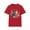 Cherry Red, variant on Bluebird Floral T-Shirt Colorful Bird Flowers Tee Unisex Cotton Short Sleeves Tee Shirt with Bird 9