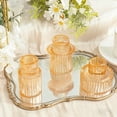 thumbnail image 3 of 6 Pcs Gold Glass Candle Holder, Taper Candle Holder, Gold Candlestick Holders for Party, Wedding Decorations, Table Centerpieces and Thanksgiving, 3 of 3