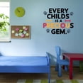 thumbnail image 3 of Every Child Is A Precious Gem Truly loved Fondness Adored Beloved Quote Wall Art Sticker Designs Vinyl Stickers For Home House Walls Rooms Windows Bedroom Decoration Size (20x20 inch), 3 of 3