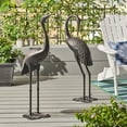 thumbnail image 2 of Mark Outdoor 43 and 39 Inch Aluminum Cranes (Set of 2), Dark Bronze, 2 of 10