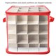 thumbnail image 3 of Moyic Caja de almacenamiento de bolas de Navidad TureClos, 64 rejillas, caja transparente de PVC, contenedor plegable, adorno de vacaciones de Navidad Almacenamiento y organización del hogar Moyic HA002754-00, 3 of 6