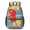 Pioneer Flower Floral Print Pattern-2, variant on Pioneer Flower Floral Print Pattern 17" School Backpacks for Teens,Waterproof Oxford Fabric,S-Shape Padded Straps for School,Travel,Hiking,Camping