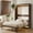 Brown, variant on Puremind Full Murphy Bed with LED Lights, Hidden Murphy Wall Bed with Gas-Lift, Cabinet Bed for Bedroom/Guest Room, White, Without Mattress