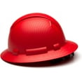 thumbnail image 3 of Pyramex Ridgeline Full Brim Hard Hat 4 Point Ratchet Matte Red Pattern, 3 of 5