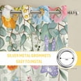 thumbnail image 6 of Easter Kitchen Curtains Window Panels, Spring Rabbit Eggs Eucalyptus Leaves Floral Wood Insulated Window Treatment Curtain, Grommet Curtains for Bedroom/Living Room/Bathroom, 2 Piece 42"Wx63"L, 6 of 8