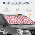 thumbnail image 4 of Daiia Strawberry Popsicle 2PCS Car Windshield Sun Shade, Foldable Sun Shield for Car Front Window, Auto Sun Blocker Visor Protector Universal for Truck SUV Pickup-Large, 4 of 7