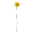 thumbnail image 1 of Northlight 34" Yellow Poppy Flower Artificial Spring Crafting Stem, 1 of 4