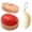 Red, variant on Giant Mystery Dumpling Squishy, 4 Inch Jumbo Dumpling Stress Ball, Squishy Bun, Anxiety Relief Fidget, Soft Squeeze Decompression Dough for Adults Classroom Prizes & Party Favors (Pink)