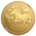 thumbnail image 2 of 2014 AUS 1 oz Gold Lunar Year of the Horse MS-70 NGC (SII, ER), 2 of 3