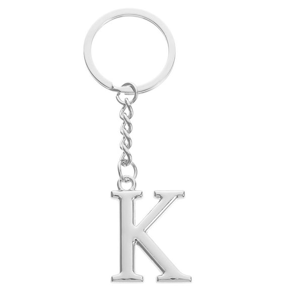 UPOUART Aluminum Alloy Letter Keychain for Car Keys and Backpack Decoration, Initial Charm Accessory