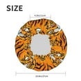 thumbnail image 6 of Easygdp Tiger Shower Caps for Women, Double Waterproof Layers Shower Cap, Quick Drying Bath Hair Cap Reusable, 6 of 9