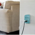 thumbnail image 4 of Philips 6 AC Surge Protector Wall Tap, Teal - SPP3461TL, 4 of 5
