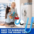 thumbnail image 6 of Dryvenck 25FT Dryer Vent Cleaner Kit , Flexible Dryer Lint Remover for Easy Cleaning with Synthetic Brush Head Use with or Without a Power Drill, 6 of 10