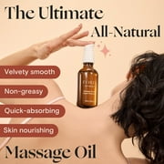 Foria Massage Oil with Organic Botanicals, Intimacy Collection, 3.9 oz