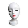 thumbnail image 1 of figatia Female Mannequin Head Display Model Holder Manikin Display Stand for B, 1 of 9