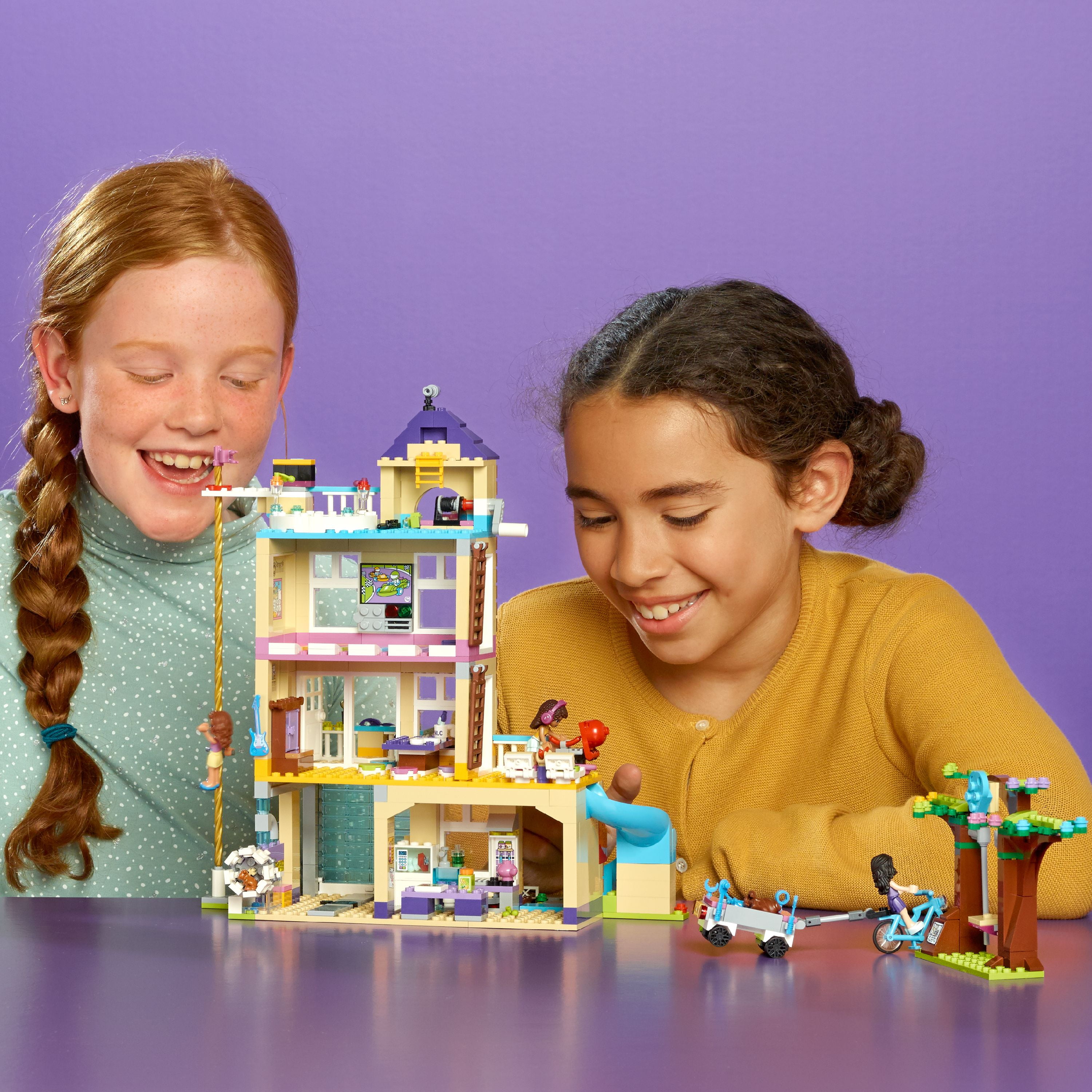 LEGO Friends Friendship House 41340 4-Story Building Set (722 - Walmart.com