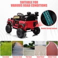 thumbnail image 3 of 12V Powered Ride on Car, Ford Bronco Raptor Ride on Trucks Toys with Remote Control, Electric Ride on Vehicle with Bluetooth Music, LED Light, Electric Car for Kids Boys Girls Ages 3-6 Gifts, Red, 3 of 8